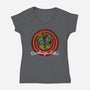 Cowabunga Folks-Womens-V-Neck-Tee-zascanauta