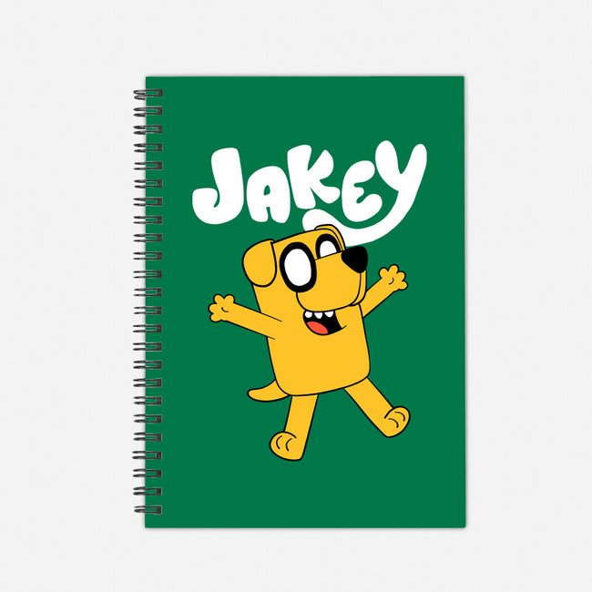 Jakey The Dog-None-Dot Grid-Notebook-estudiofitas