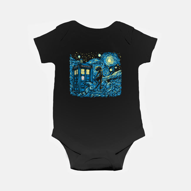 Dreams Of Time And Space-Baby-Basic-Onesie-DrMonekers