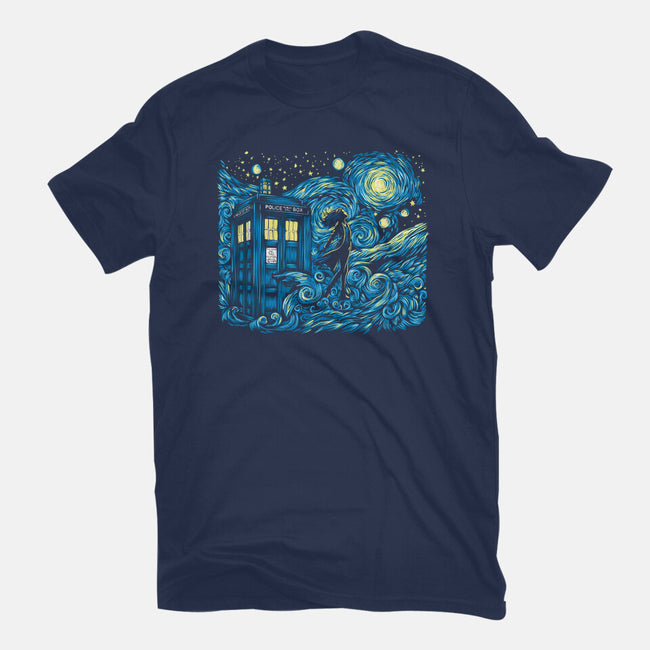 Dreams Of Time And Space-Womens-Basic-Tee-DrMonekers