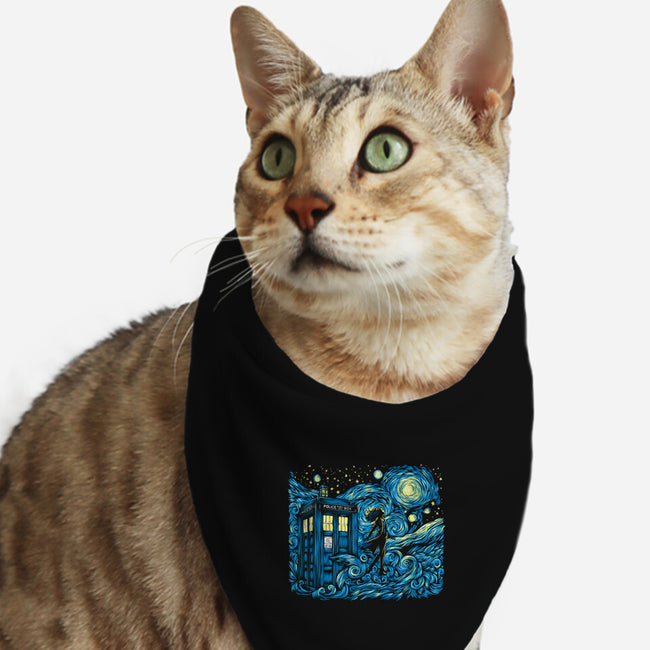 Dreams Of Time And Space-Cat-Bandana-Pet Collar-DrMonekers