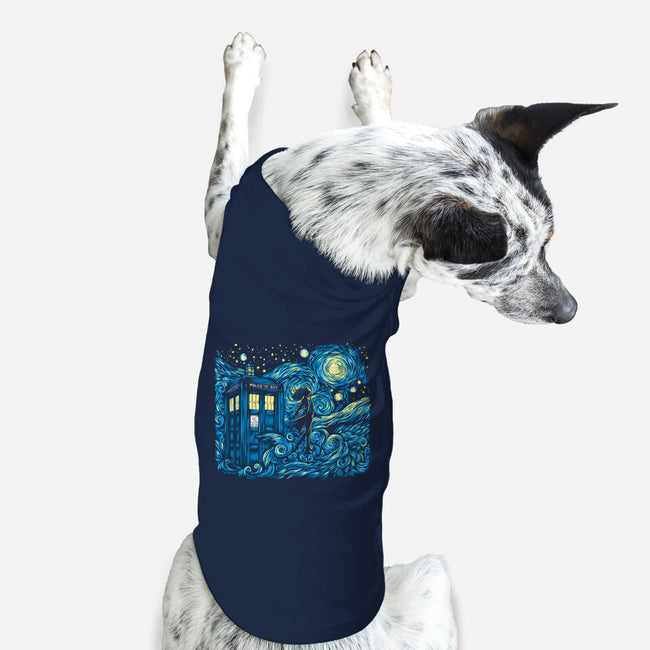 Dreams Of Time And Space-Dog-Basic-Pet Tank-DrMonekers