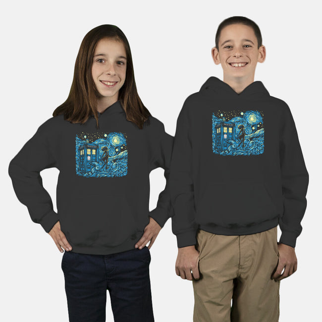 Dreams Of Time And Space-Youth-Pullover-Sweatshirt-DrMonekers