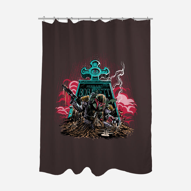 Boba Is Alive-None-Polyester-Shower Curtain-zascanauta