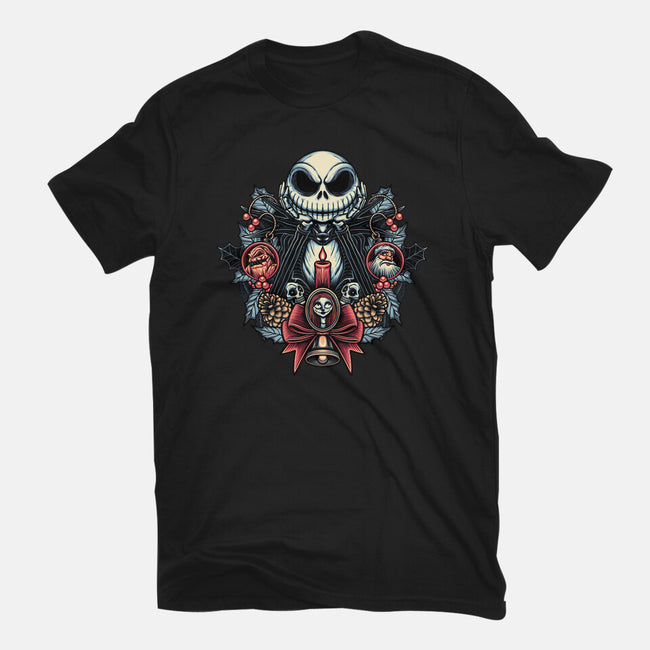 Christmas Jack-Unisex-Basic-Tee-momma_gorilla