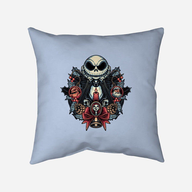 Christmas Jack-None-Removable Cover-Throw Pillow-momma_gorilla