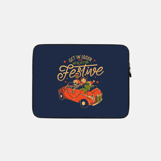 We're Getting Festive-None-Zippered-Laptop Sleeve-eduely