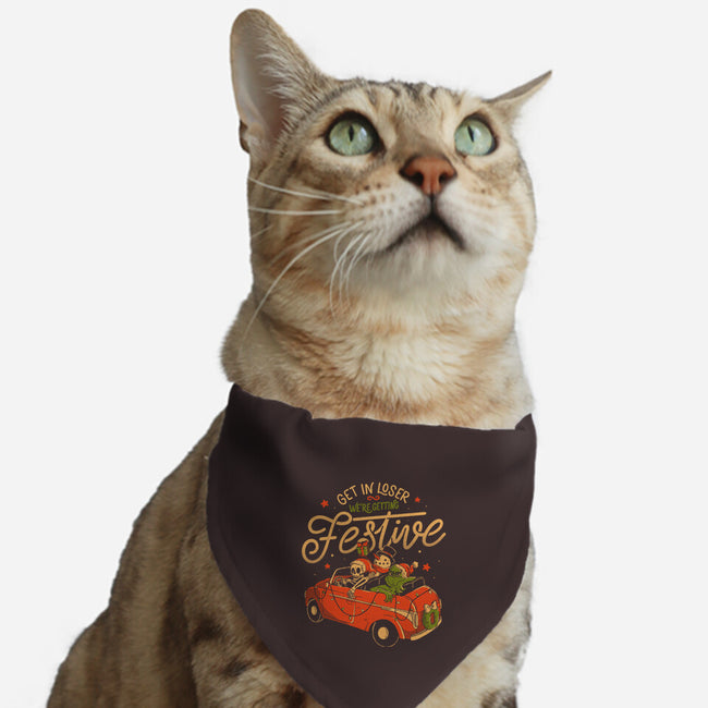 We're Getting Festive-Cat-Adjustable-Pet Collar-eduely