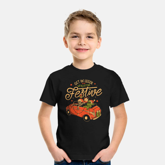 We're Getting Festive-Youth-Basic-Tee-eduely