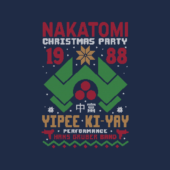 Nakatomi Christmas Party-Womens-V-Neck-Tee-Tronyx79