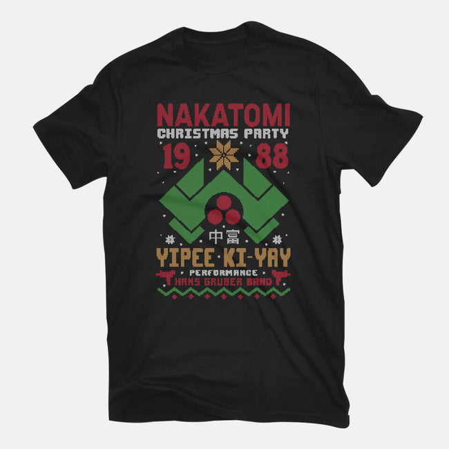 Nakatomi Christmas Party-Womens-Fitted-Tee-Tronyx79