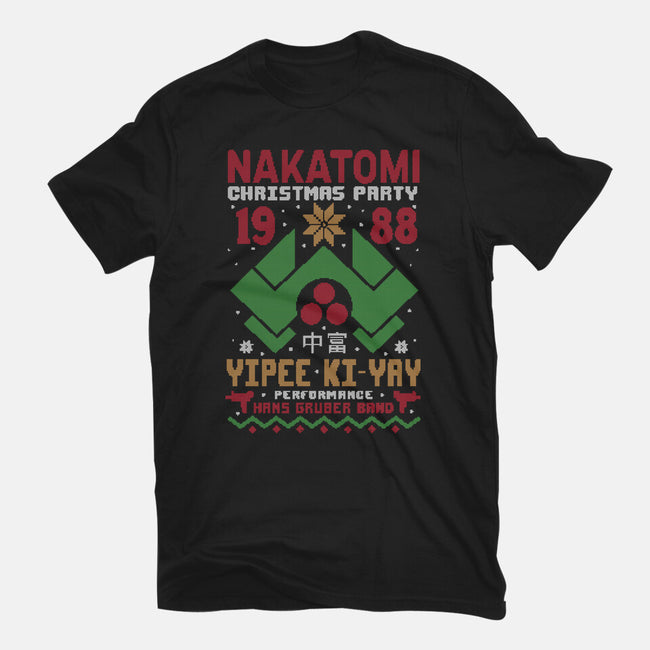 Nakatomi Christmas Party-Mens-Premium-Tee-Tronyx79