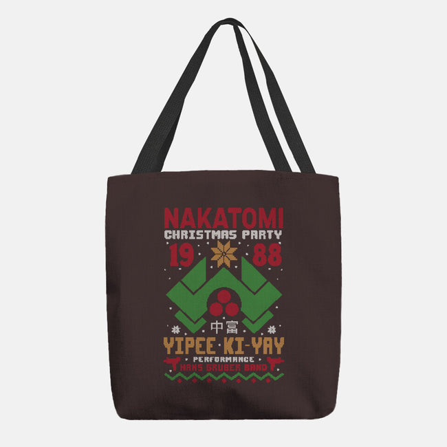 Nakatomi Christmas Party-None-Basic Tote-Bag-Tronyx79