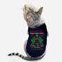 Nakatomi Christmas Party-Cat-Basic-Pet Tank-Tronyx79