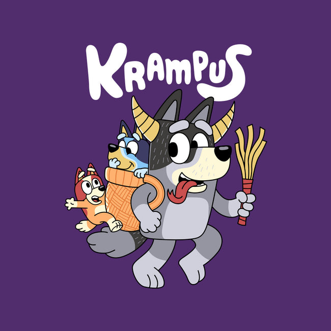 Krampus Bluey-None-Drawstring-Bag-Nemons