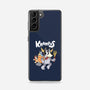 Krampus Bluey-Samsung-Snap-Phone Case-Nemons