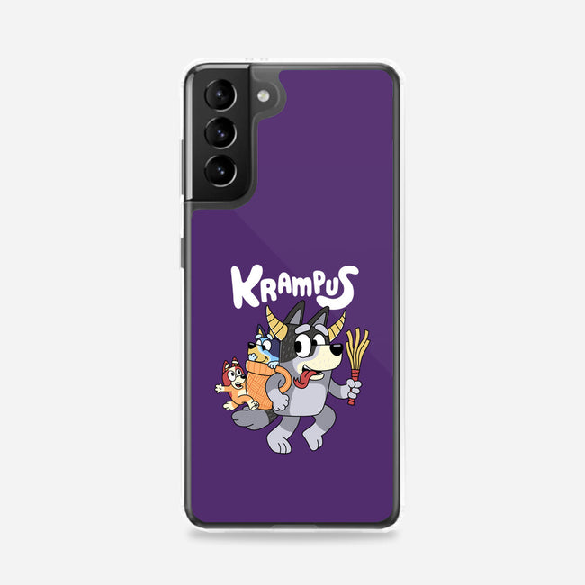 Krampus Bluey-Samsung-Snap-Phone Case-Nemons