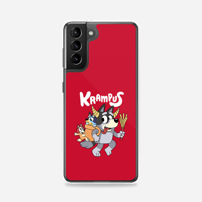 Krampus Bluey-Samsung-Snap-Phone Case-Nemons