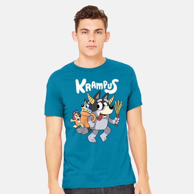 Krampus Bluey-Mens-Heavyweight-Tee-Nemons