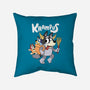 Krampus Bluey-None-Removable Cover-Throw Pillow-Nemons
