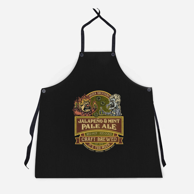 Miser Brothers Jalapeno And Mint Ale-Unisex-Kitchen-Apron-kg07