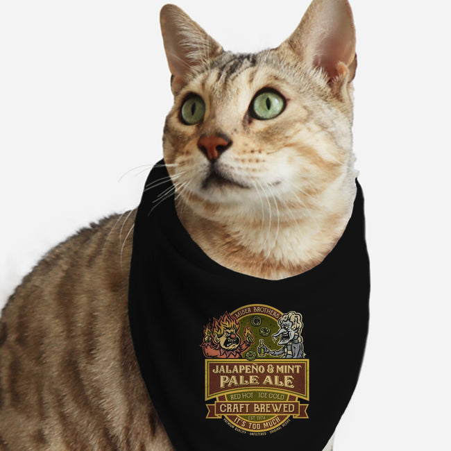 Miser Brothers Jalapeno And Mint Ale-Cat-Bandana-Pet Collar-kg07