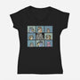 The Bluey Bunch-Womens-V-Neck-Tee-kg07