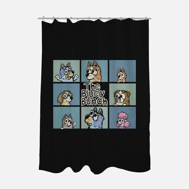 The Bluey Bunch-None-Polyester-Shower Curtain-kg07