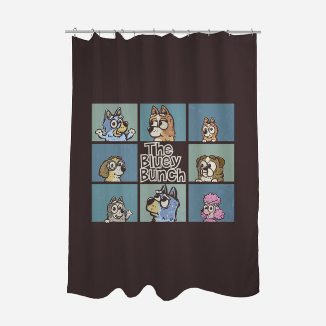 The Bluey Bunch-None-Polyester-Shower Curtain-kg07