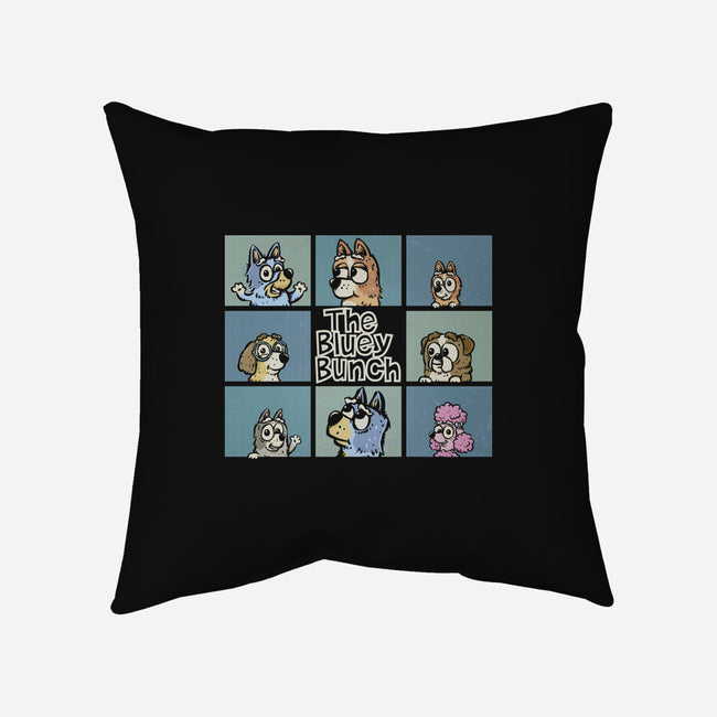 The Bluey Bunch-None-Non-Removable Cover w Insert-Throw Pillow-kg07