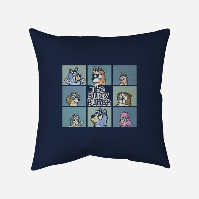 The Bluey Bunch-None-Non-Removable Cover w Insert-Throw Pillow-kg07