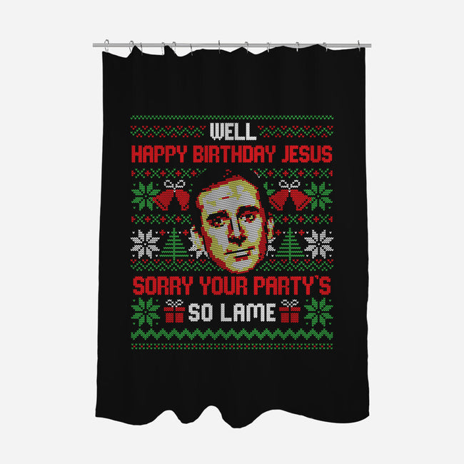 Happy Birthday Jesus-None-Polyester-Shower Curtain-eduely