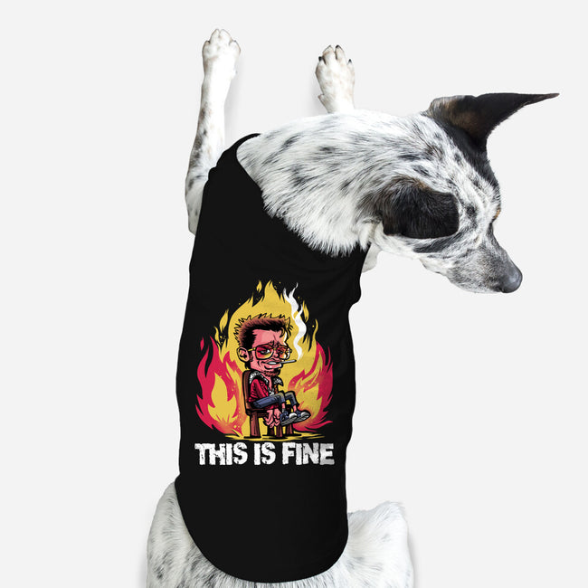 Tyler Loves Fire-Dog-Basic-Pet Tank-zascanauta