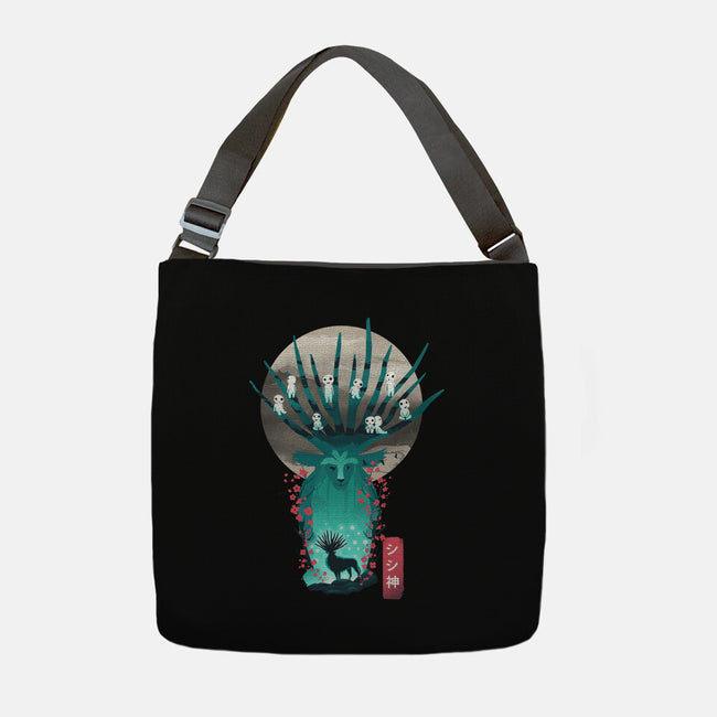 Deer God-None-Adjustable Tote-Bag-dandingeroz