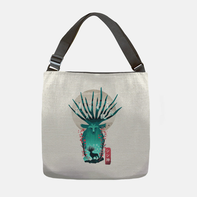 Deer God-None-Adjustable Tote-Bag-dandingeroz