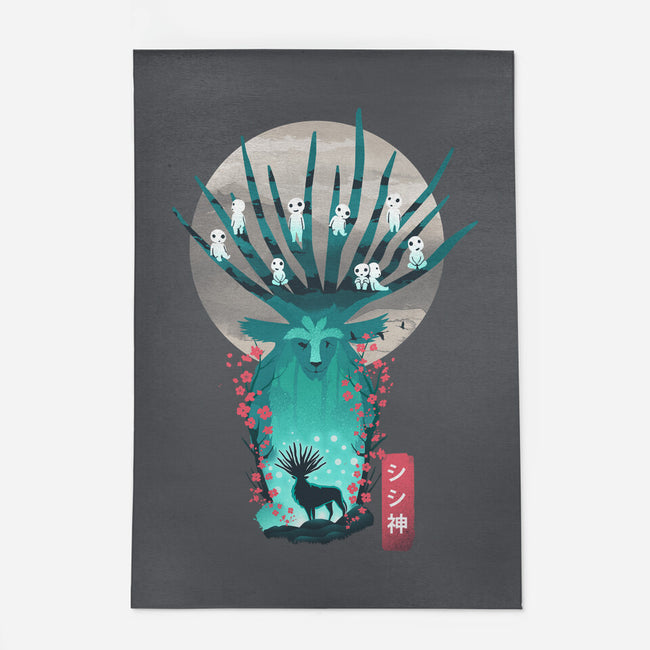 Deer God-None-Outdoor-Rug-dandingeroz