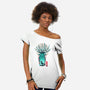 Deer God-Womens-Off Shoulder-Tee-dandingeroz