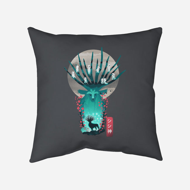 Deer God-None-Removable Cover w Insert-Throw Pillow-dandingeroz