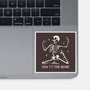 Zen To The Bone-None-Glossy-Sticker-fanfreak1