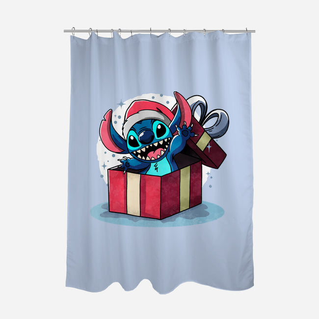 Alien Surprise-None-Polyester-Shower Curtain-fanfreak1
