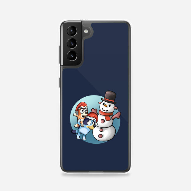 Snowman My Friend-Samsung-Snap-Phone Case-nickzzarto