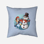 Snowman My Friend-None-Removable Cover-Throw Pillow-nickzzarto