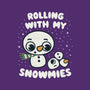 Rolling With My Snowmies-None-Zippered-Laptop Sleeve-Weird & Punderful