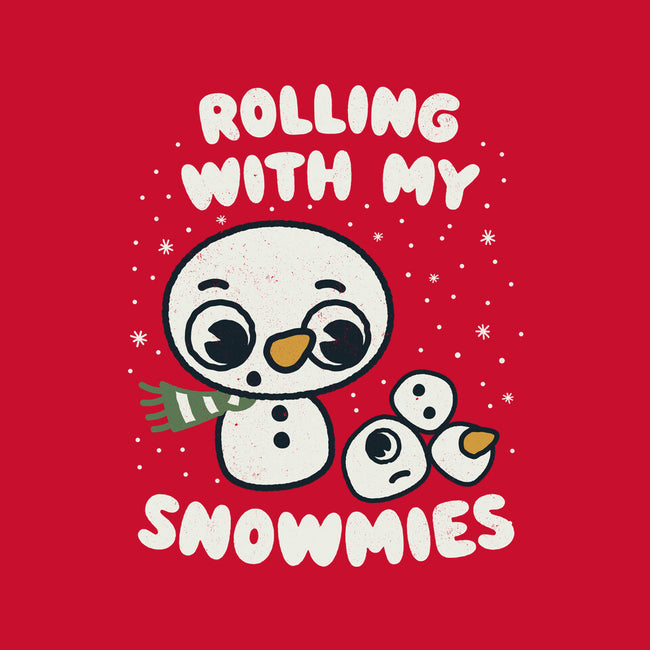 Rolling With My Snowmies-Unisex-Kitchen-Apron-Weird & Punderful