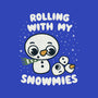 Rolling With My Snowmies-None-Non-Removable Cover w Insert-Throw Pillow-Weird & Punderful