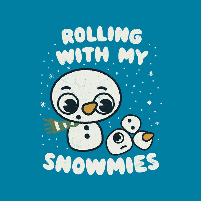 Rolling With My Snowmies-None-Indoor-Rug-Weird & Punderful