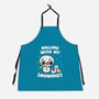 Rolling With My Snowmies-Unisex-Kitchen-Apron-Weird & Punderful