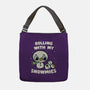 Rolling With My Snowmies-None-Adjustable Tote-Bag-Weird & Punderful