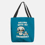 Rolling With My Snowmies-None-Basic Tote-Bag-Weird & Punderful