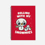 Rolling With My Snowmies-None-Dot Grid-Notebook-Weird & Punderful